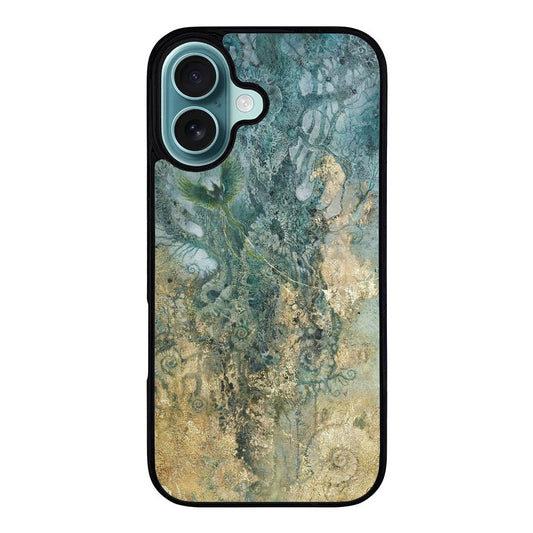 GREEN & GOLD VL00012 iPhone 16 Case Cover