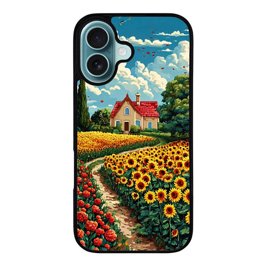 HOUSE SUNFLOWERS VL00318 iPhone 16 Case Cover