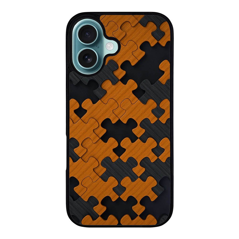 ORANGE WOOD PUZZLE VL00486 iPhone 16 Case Cover
