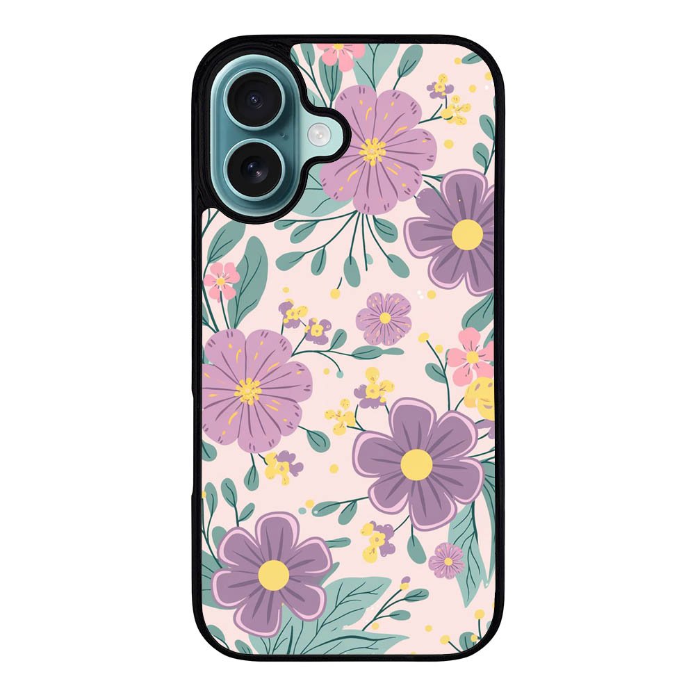 FLORAL FLOWER VL00647 iPhone 16 Case Cover