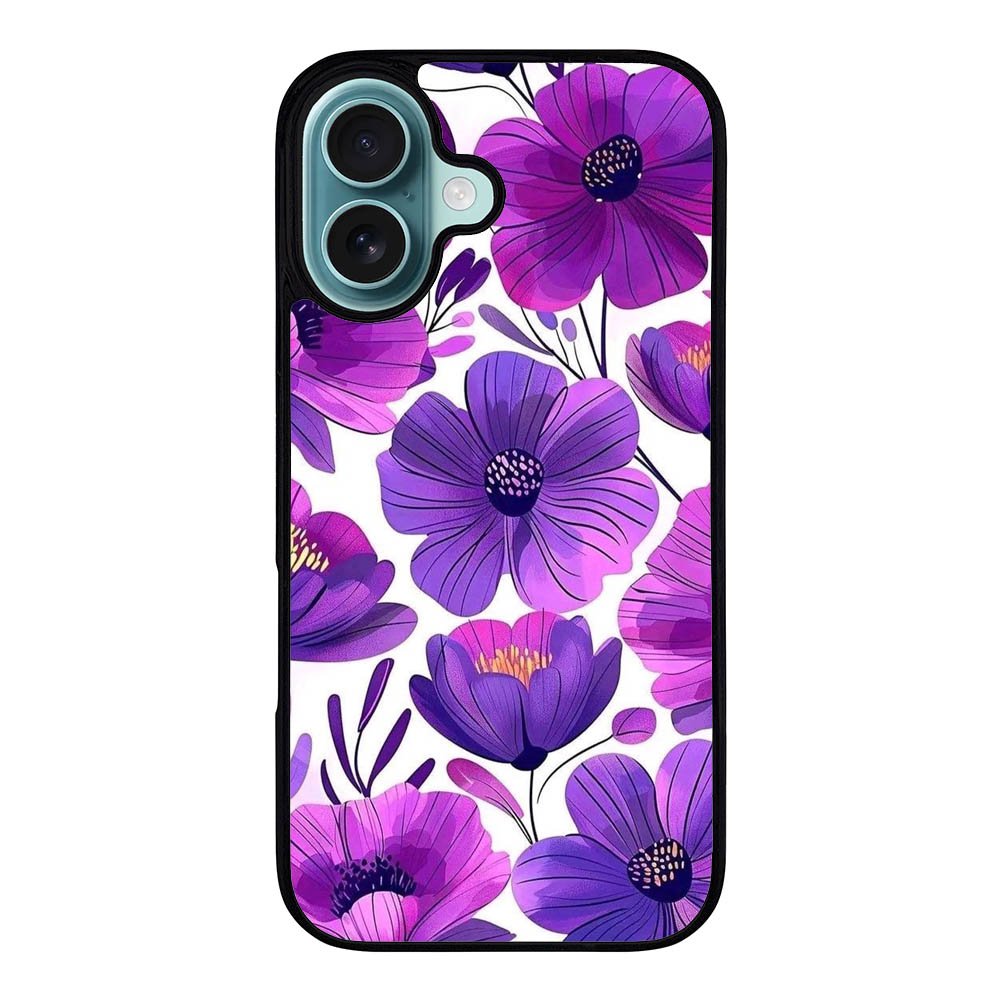 FLORAL FLOWER VL00643 iPhone 16 Case Cover