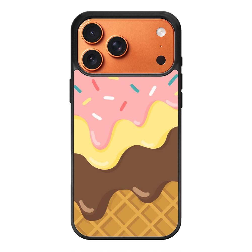 Wafel ice cream toping iPhone 17 Pro Case CNL0642