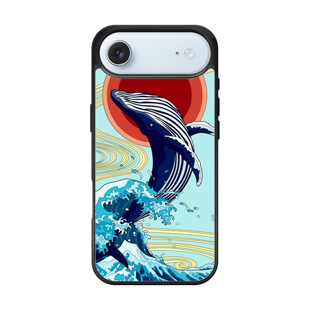 Whale and Wave iPhone 17 Air Case CNL0649