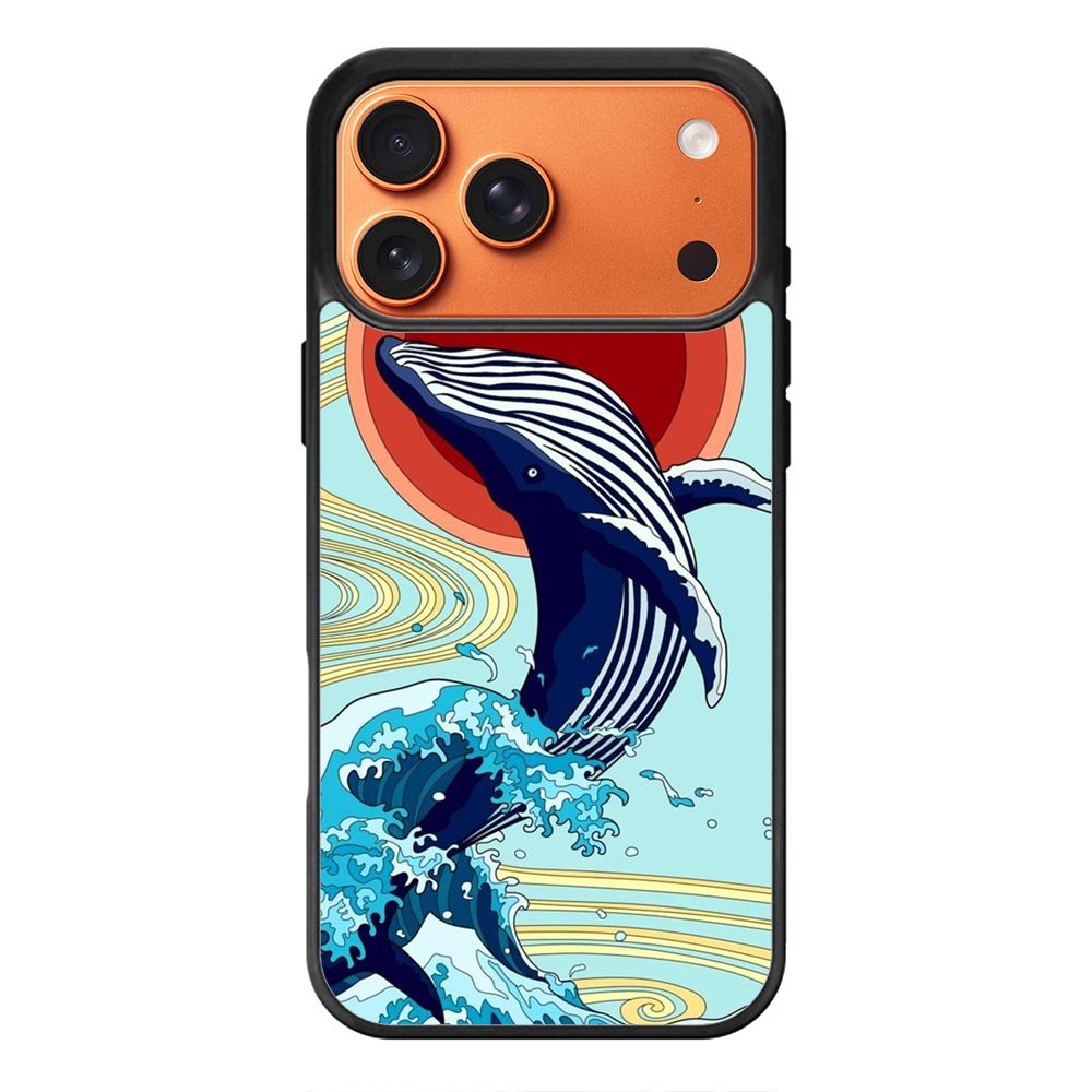 Whale and Wave iPhone 17 Pro Max 2025 Case CNL0649