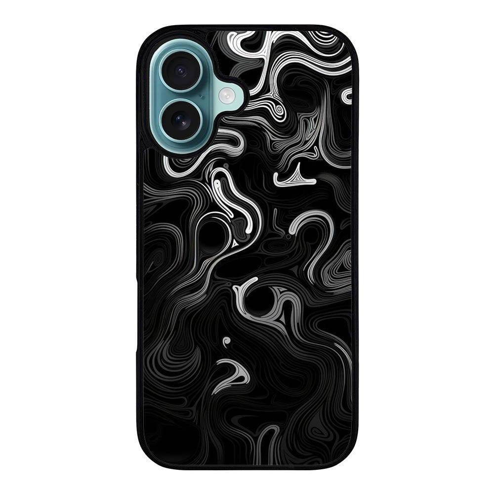 Black wallpaper VL0025 iPhone 16 Case Cover