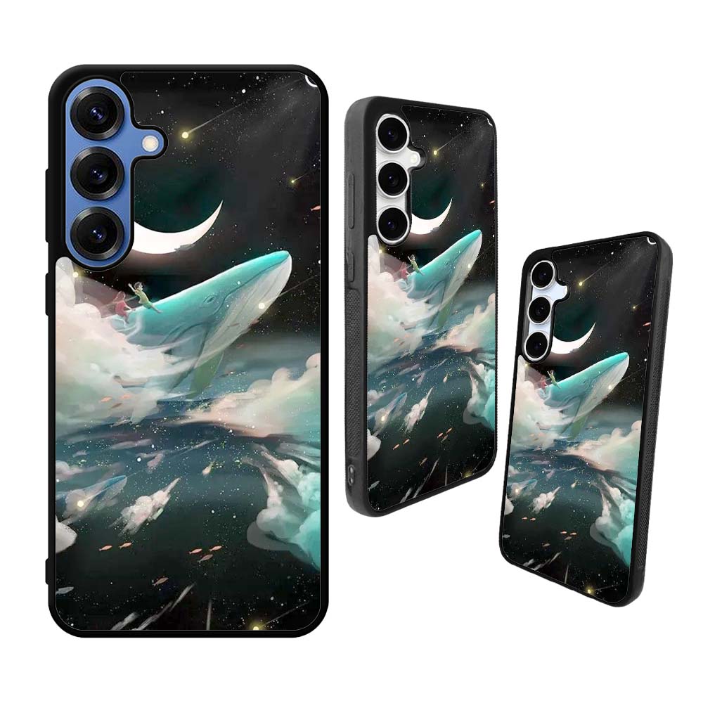 Space Whale Samsung Galaxy S24 FE Case CRW0006