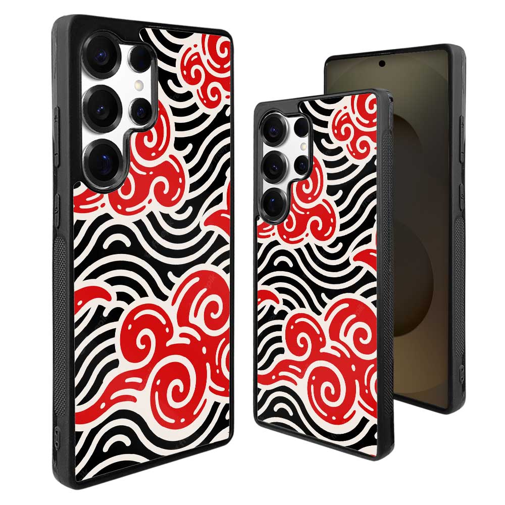 Japanese Pattern Samsung Galaxy S25 Ultra Case CRW0008
