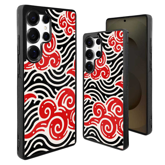 Japanese Pattern Samsung Galaxy S25 Ultra Case CRW0008