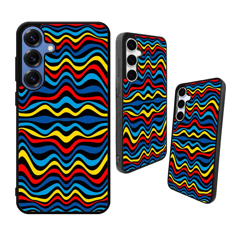 Wave Pattern Samsung Galaxy S24 FE Case CRW0001