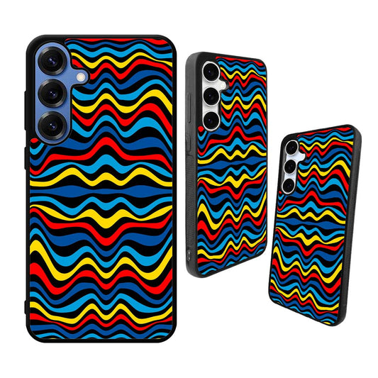 Wave Pattern Samsung Galaxy S24 FE Case CRW0001