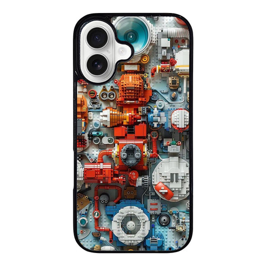 Futuristic Robot Design iPhone 16 Case