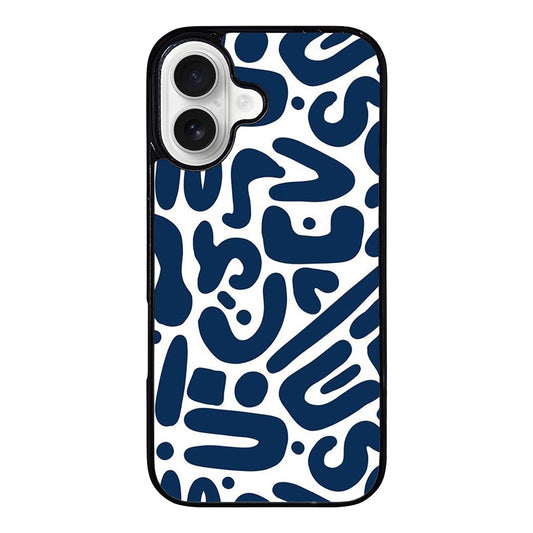 Modern Abstract Pattern iPhone 16 Case